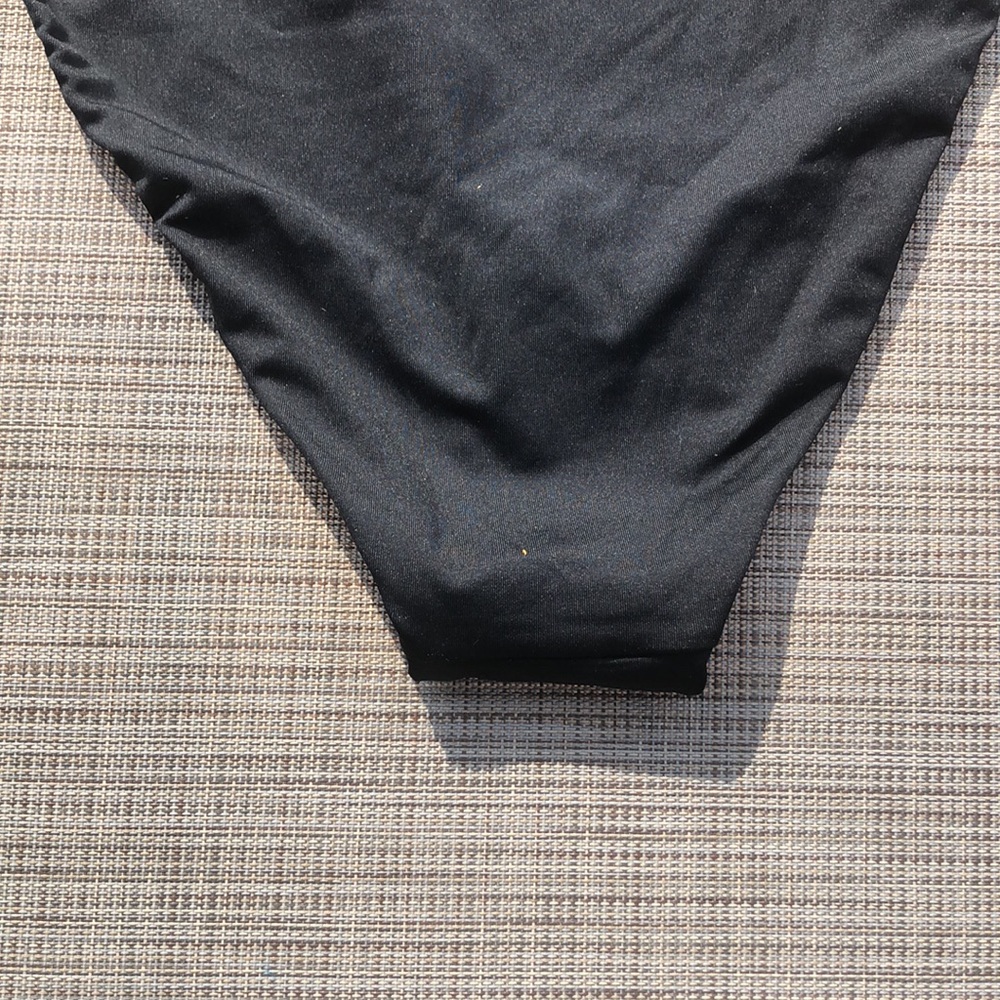NWT Aqua Swim Moderate Coverage String Bikini In Black Size X- Large - Picture 9 of 10